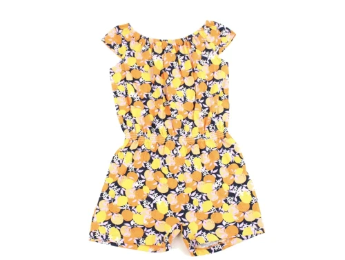 Name It dark sapphire printet buksedragt